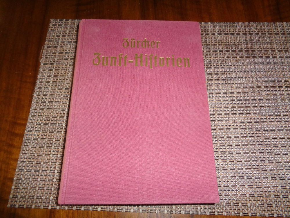 Zürcher Zunft Historien 1929 Kaufen auf Ricardo