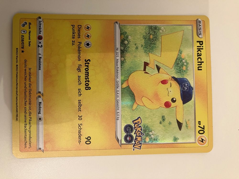 Pokemon Pikachu 028 078 Holo Kaufen Auf Ricardo