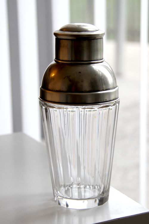 Cocktail Shaker Um Kristallglas Mit Silber Kaufen Auf