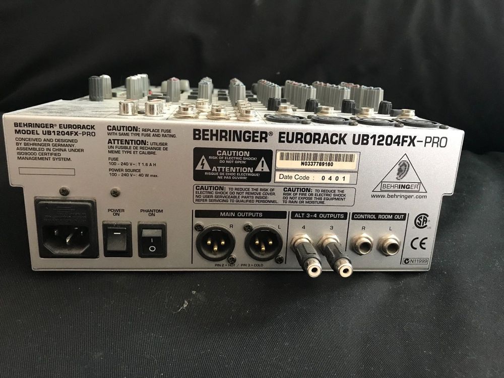 Mixer Behringer Eurorack UB1204FX PRO Kaufen Auf Ricardo