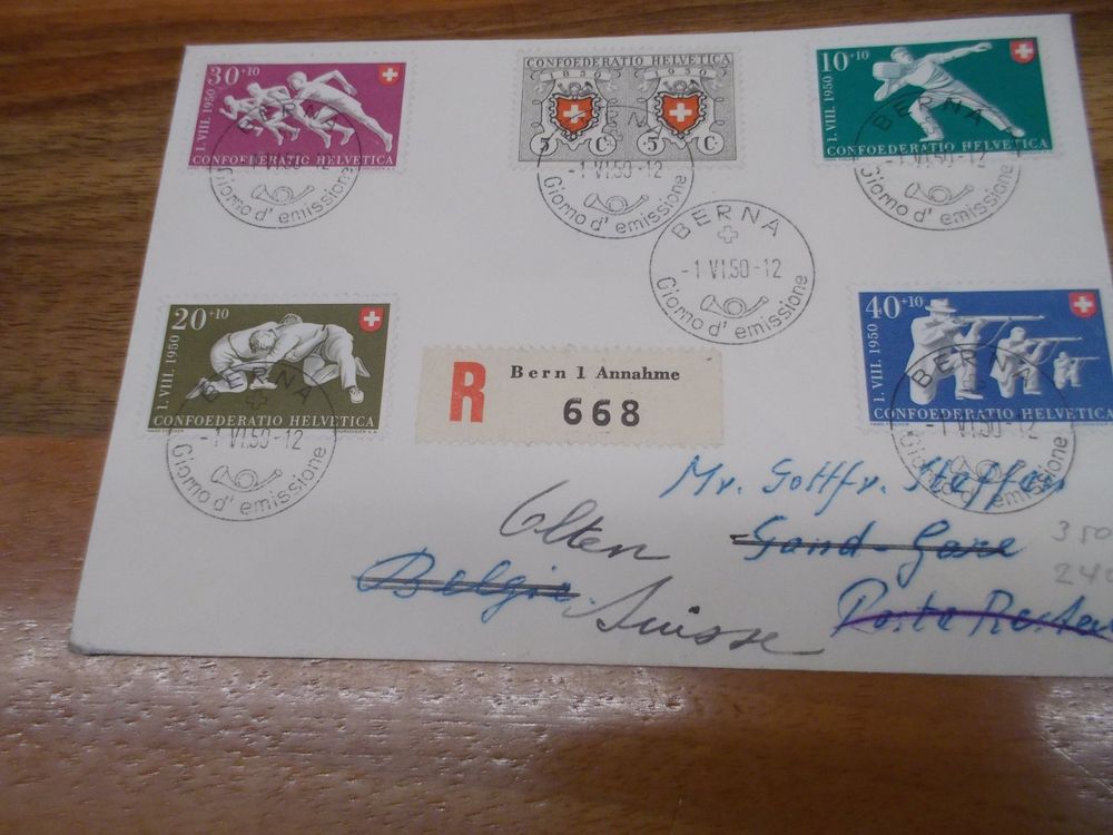 Pro Patria Fdc Gelaufen Italienischer Stempel Kaufen Auf Ricardo