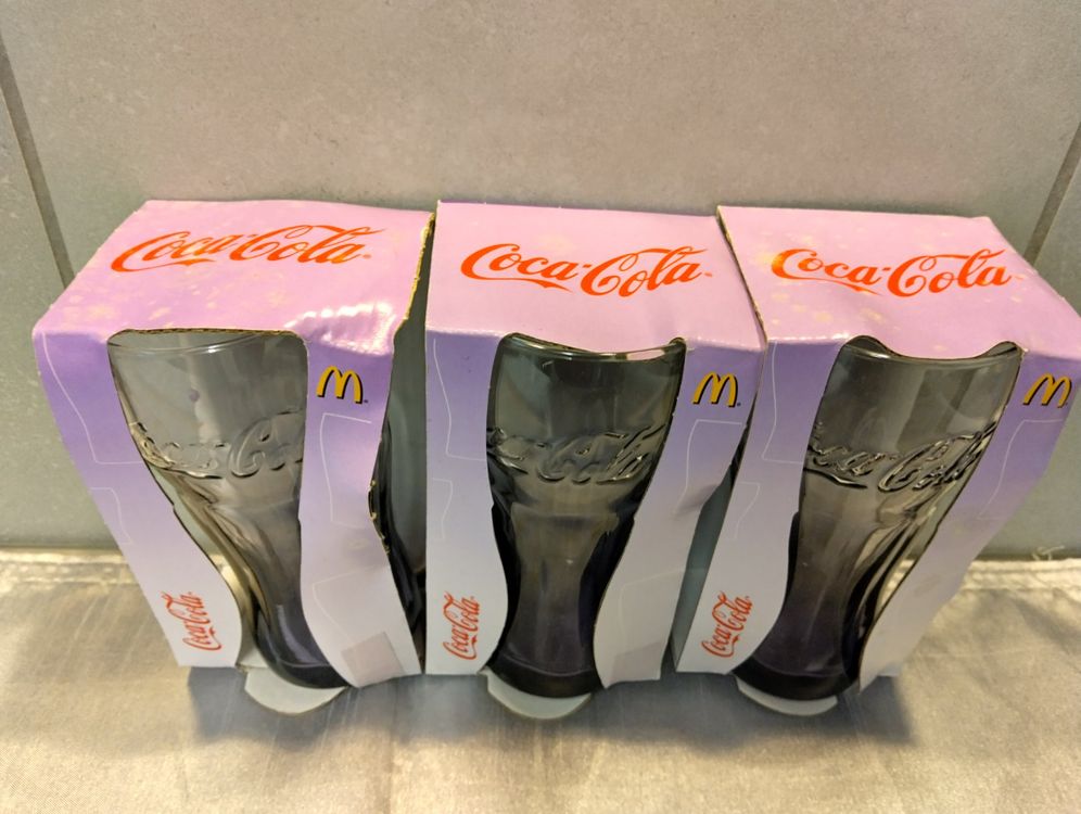 Mcdonald S Coca Cola Glas Gl Ser Set Classic Violett Kaufen