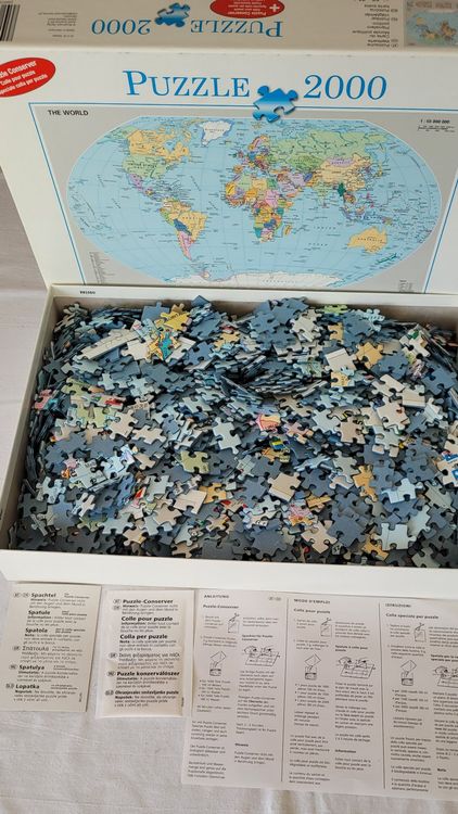 Puzzle Carte Du Monde 2000 Pces Kaufen Auf Ricardo