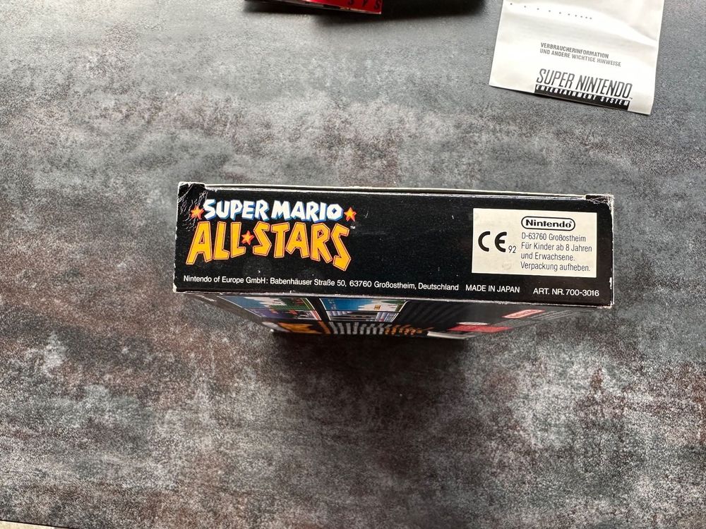 Super Mario All Stars Super Nintendo SNES Spiel Mit OVP Kaufen Auf