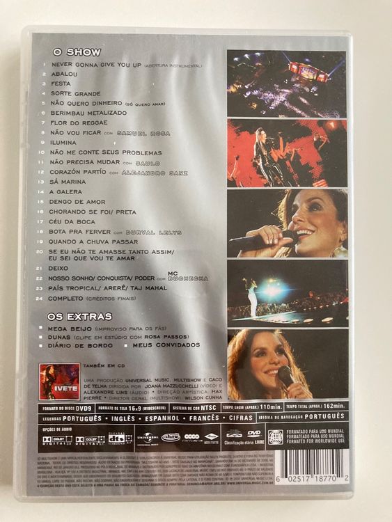 Ivete Sangalo Multishow Ao Vivo Ivete No Maracana DVD Kaufen Auf