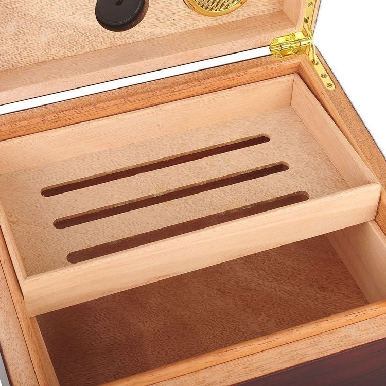 Zigarren Humidor Box Holz Mit Hygrometer Kaufen Auf Ricardo