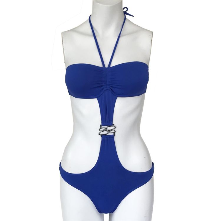 Badekleid Gr S Mookini Bikini Royalblau Blau VINTAGE 1980s Kaufen Auf