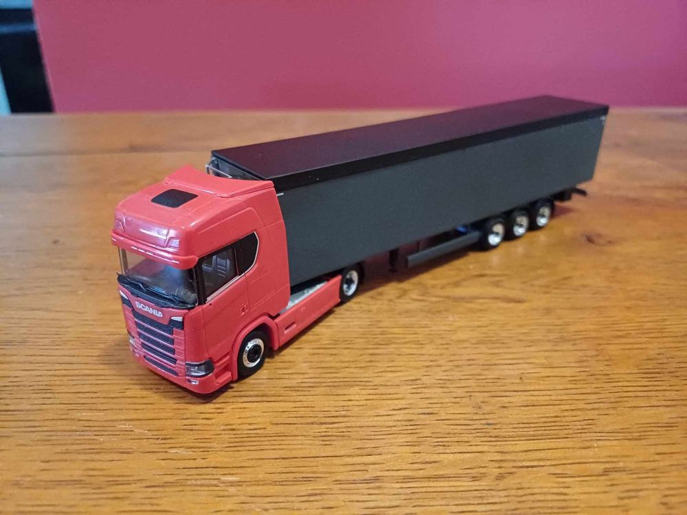 Herpa Scania Cs Mit Schubbodenauflieger Kaufen Auf Ricardo