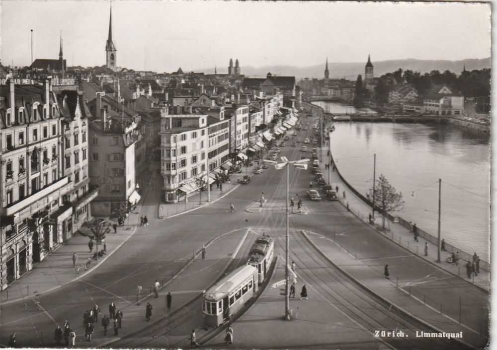 Zürich Limmatquai mit Tram Kaufen auf Ricardo