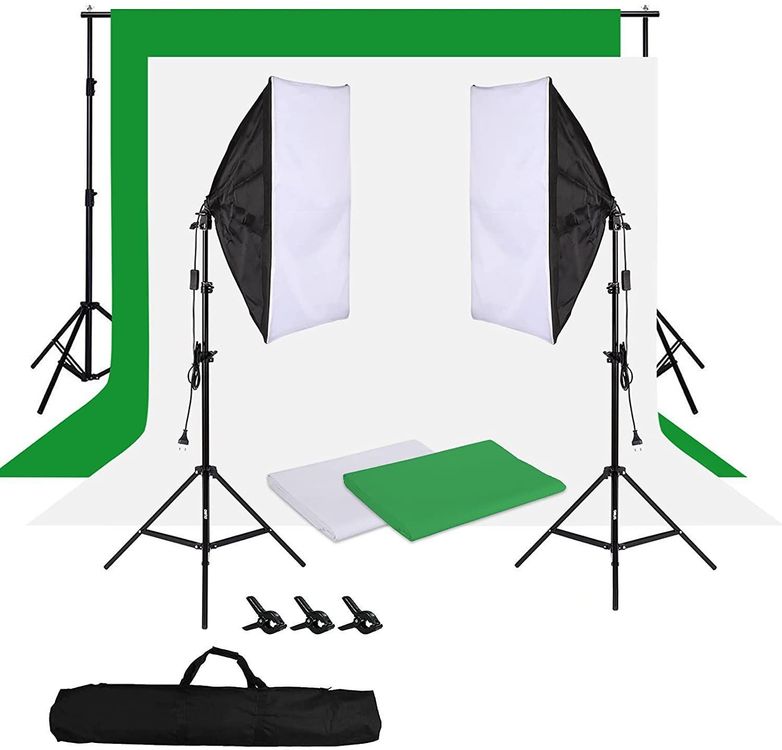 Fotostudio Set Hintergrund Softbox Kaufen Auf Ricardo