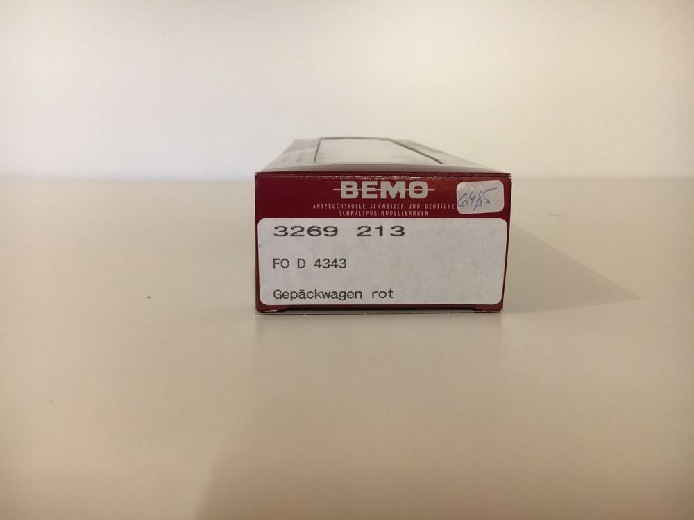 Bemo H0m 3269 213 FO D 4343 Gepäckwagen rot Kaufen auf Ricardo