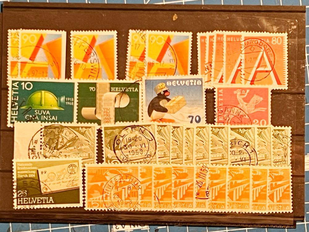 Helvetia Briefmarke Lot Kaufen Auf Ricardo