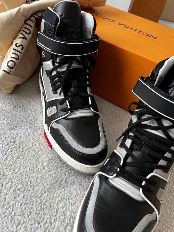 Rare Louis Vuitton X Virgil Abloh Trainer High Sneaker Kaufen Auf