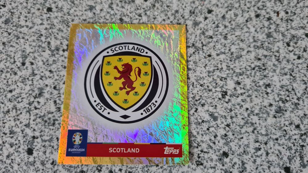 Topps Sticker Sco Wappen Gold Euro Em Kaufen Auf Ricardo