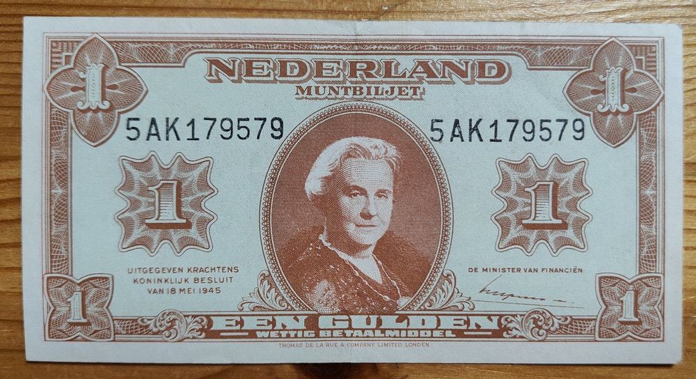 Niederlande 1 Gulden XF 1945 Kaufen Auf Ricardo