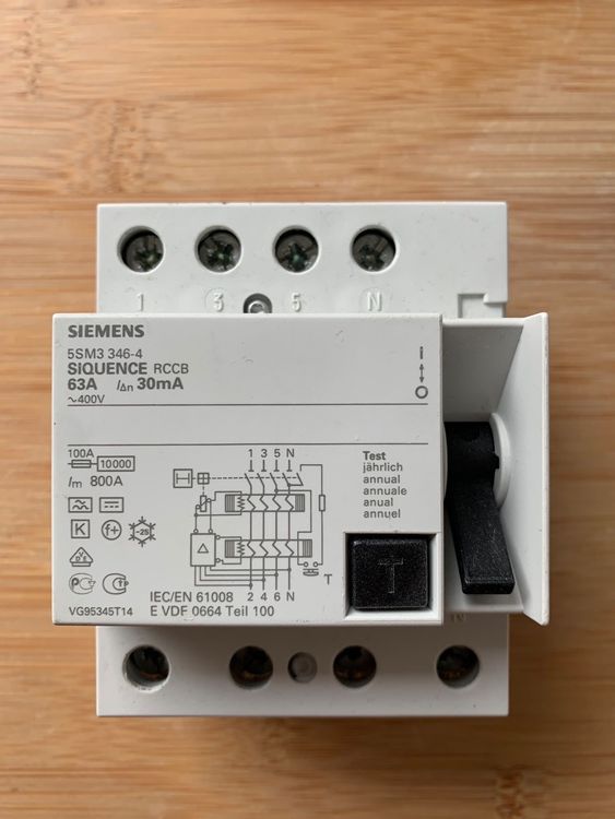 Siemens Allstromsensitiver Fi Schutzschalter Typ B A Ma Kaufen