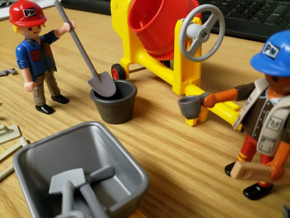 Playmobil Figuren Bauarbeiter Kaufen Auf Ricardo