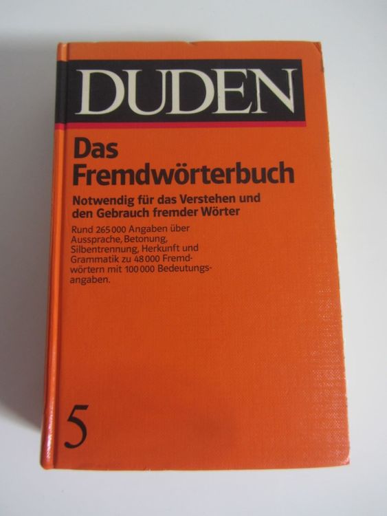 Duden Das Fremdwörterbuch Kaufen auf Ricardo