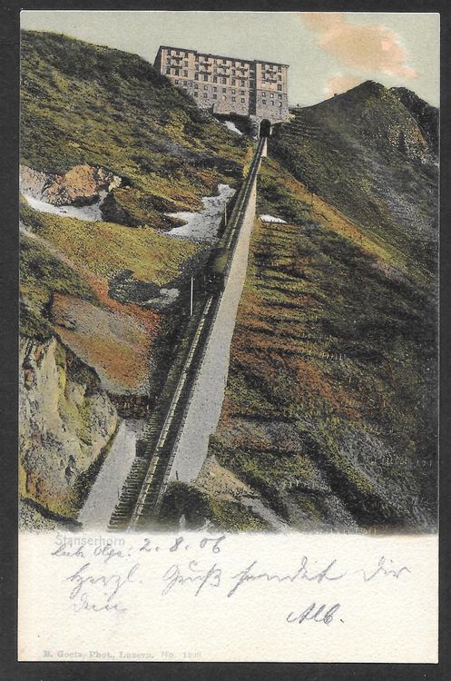 Stanserhorn Mit Stanserhornbahn Hotelstempel Kaufen Auf Ricardo