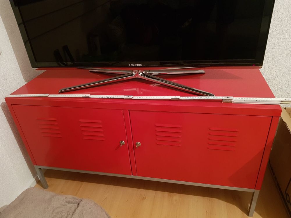 Metall Sideboard TV Komode Rot IKEA PS Kaufen Auf Ricardo