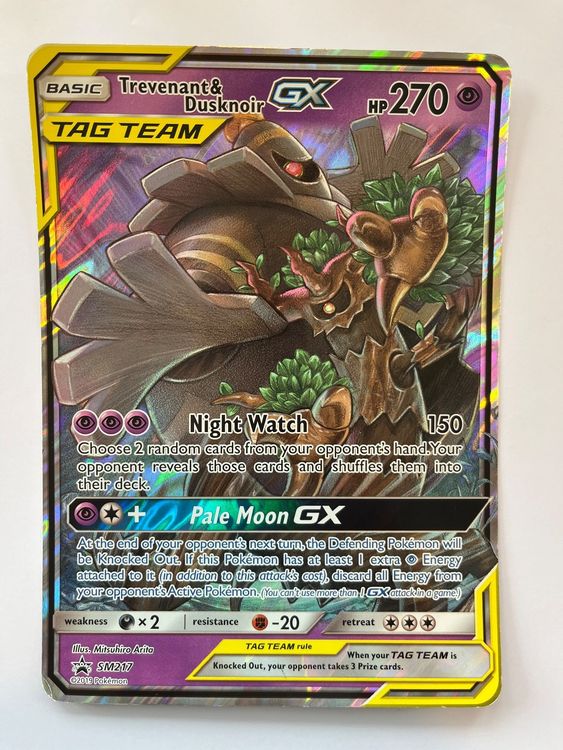 Trevenant Dusknoir Gx Tag Team Promo Grosskarte Kaufen Auf Ricardo