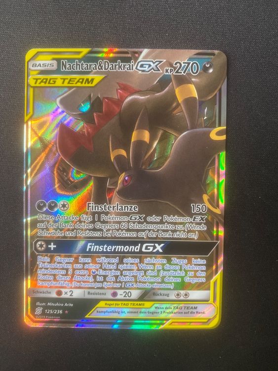 Nachtara Darkrai Gx Umbreon Darkrai Unified Minds De Kaufen