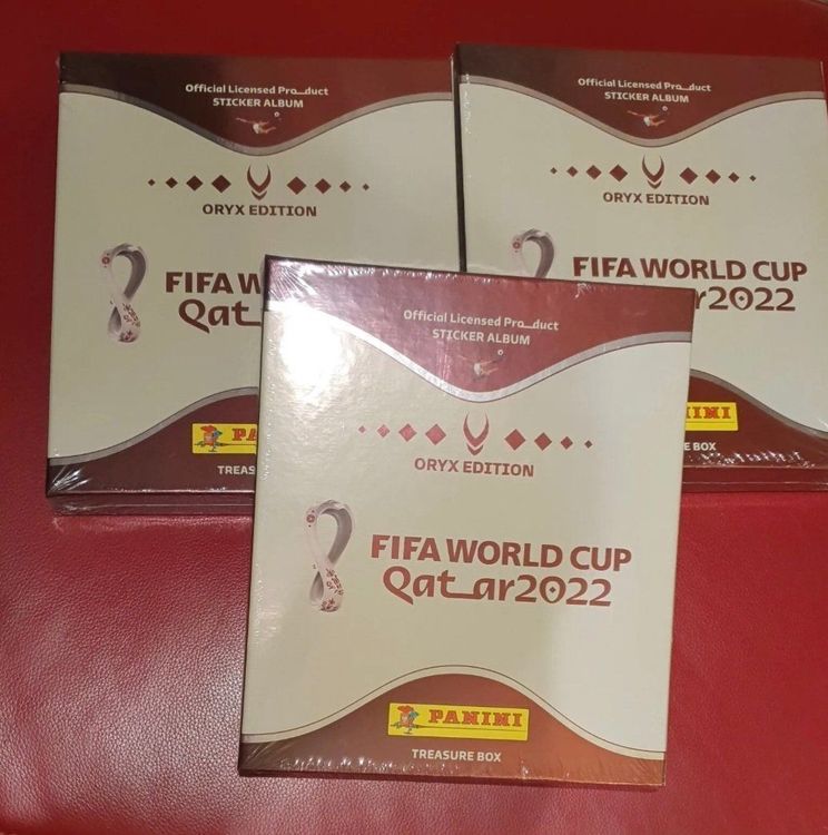 Panini FIFA WM 2022 QATAR ORYX Collector Box Hardcover Swiss Kaufen