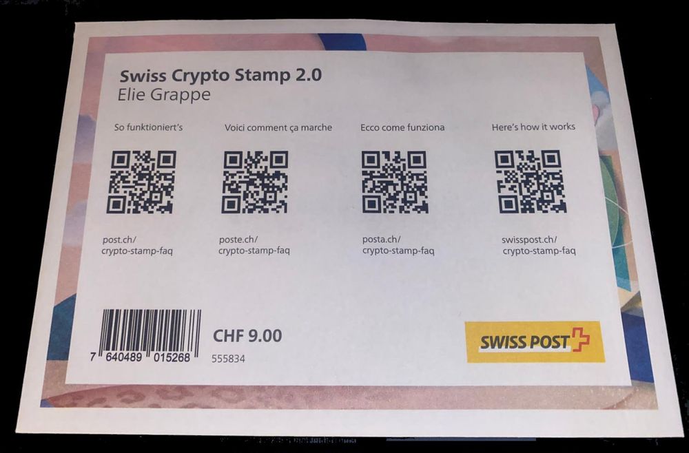 Set Swiss Crypto Stamp 2 0 komplett ID1 ID10 ungeöffnet Kaufen auf