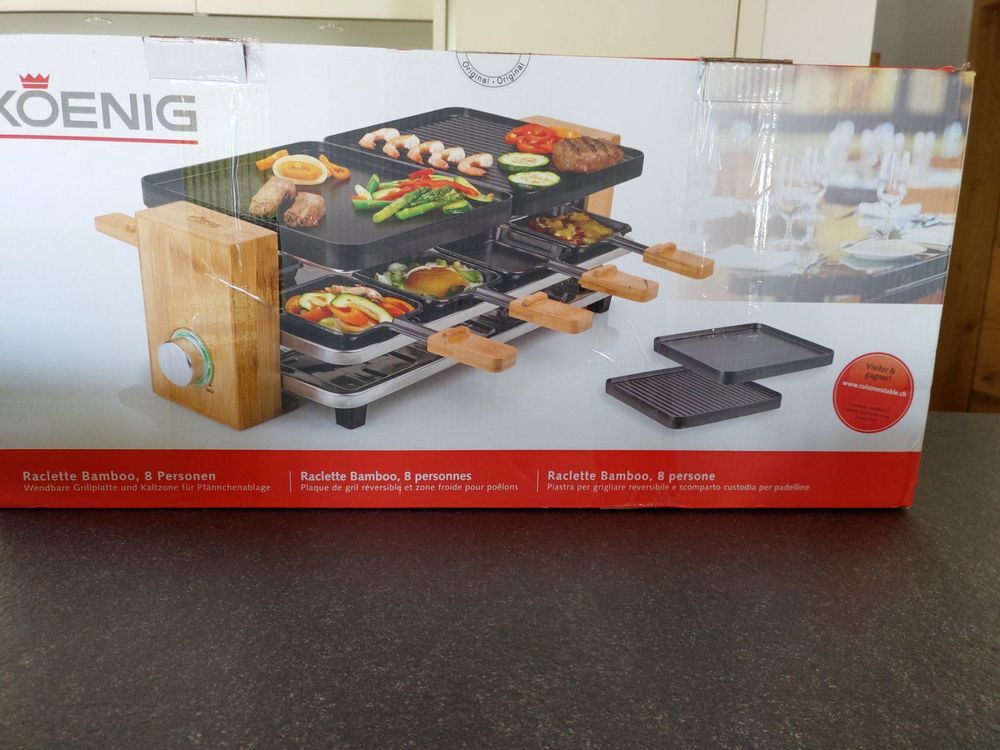 Koenig Raclette Grill Bamboo Pers Kaufen Auf Ricardo