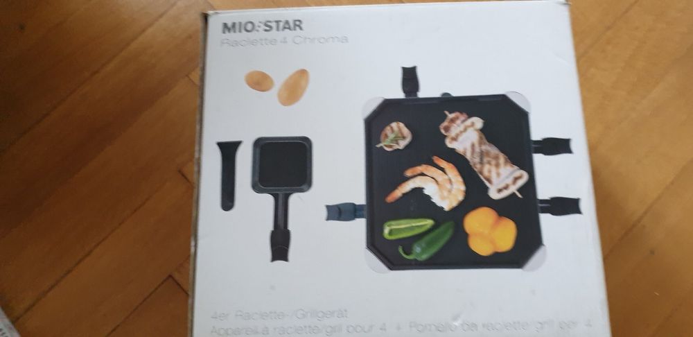 Mio Star Raclette Chroma Mit Grillplatte Kaufen Auf Ricardo