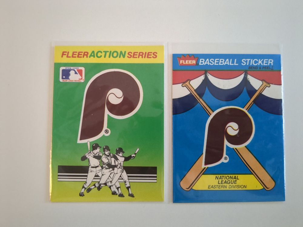 Mlb Fleer Action Series Philadelphia Phillies Sticker Kaufen