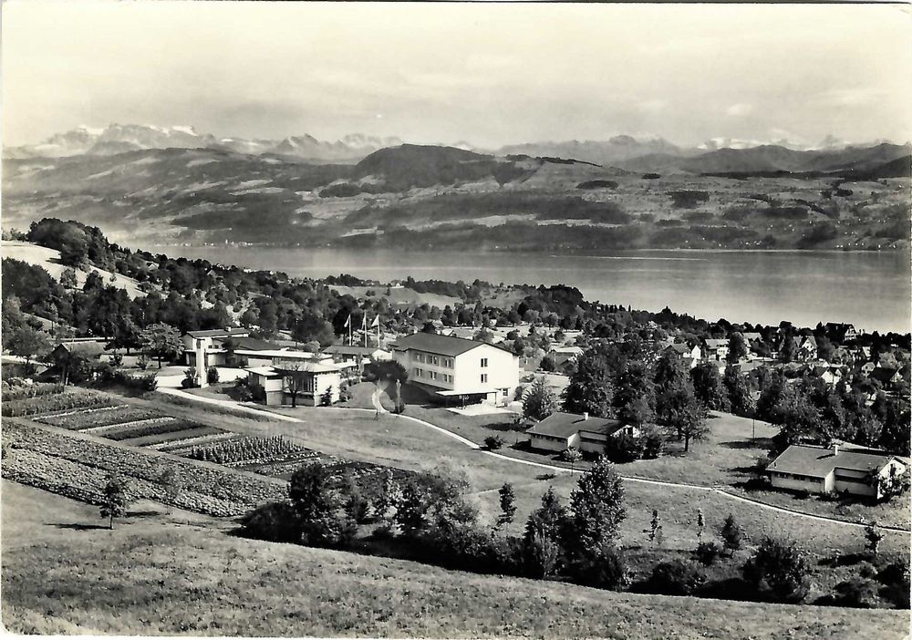 Männedorf ZH Flugaufnahme Heimstätte Boldern Männedorf 1950 Kaufen