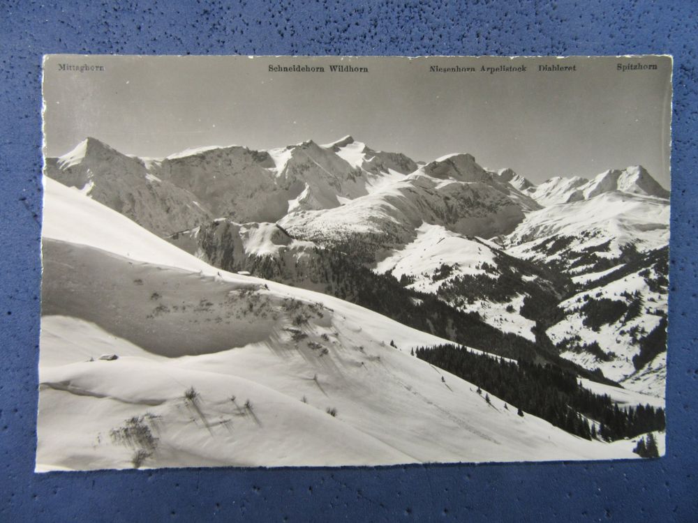 AK BEO HAHNENMOOS PASS SCHNEE ADELBODEN LENK 1959 Acheter Sur Ricardo