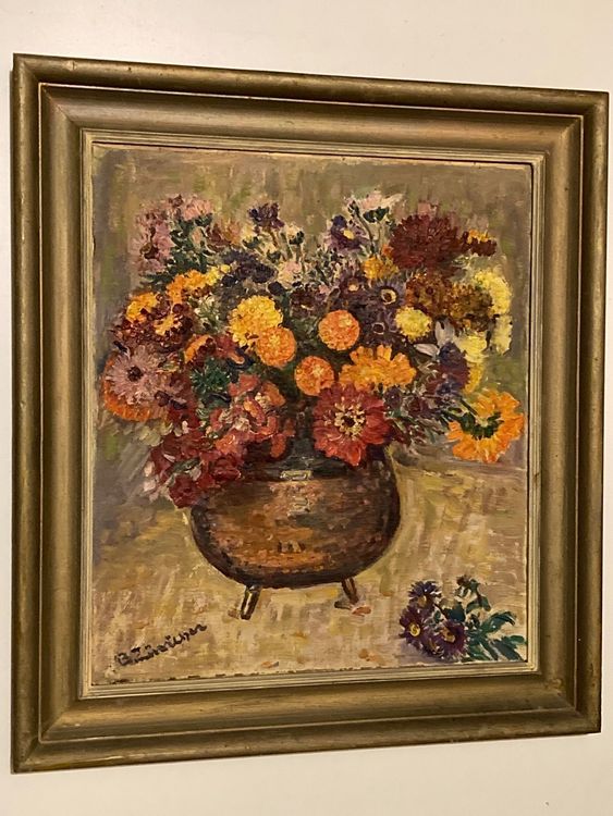 Bertha Züricher 1869 1949 Stilleben signiert mit Blumen Kaufen auf