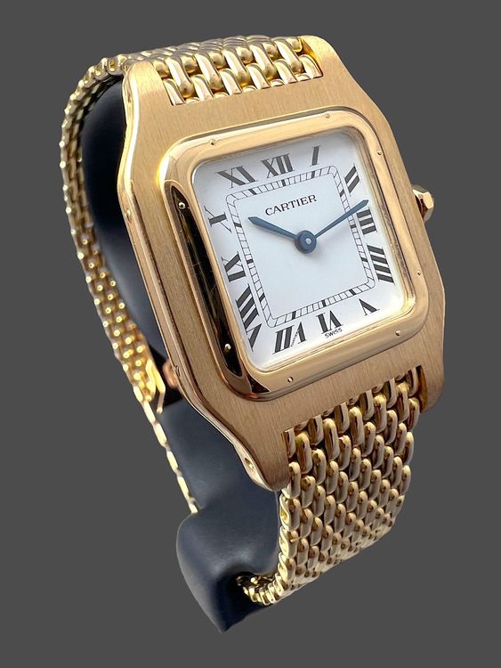 Cartier Santos Dumont K Gelbgold Mm Sehr Flach Q U Kaufen