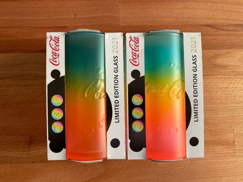 X Mcdonalds Coca Cola Glas Rainbow Kaufen Auf Ricardo