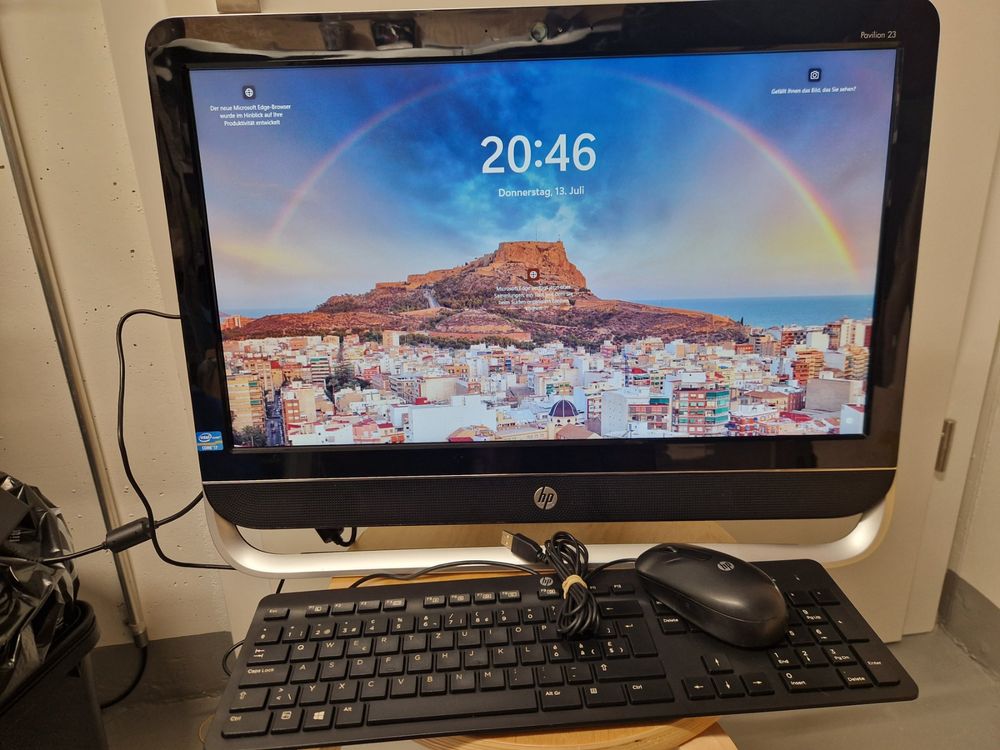 HP Pavilion 23 Zoll All In One Mit Windows 11 Und 2 TB HDD Kaufen Auf