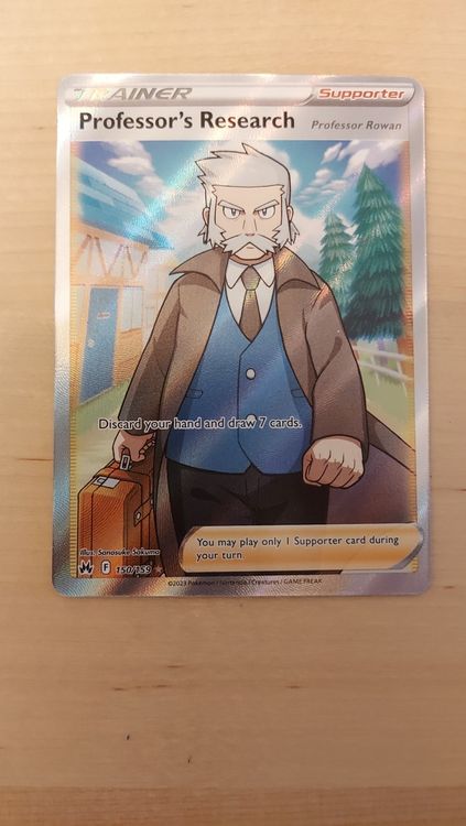 Professor S Research Crown Zenith Fullart Pokemon CRZ 150 Acheter Sur