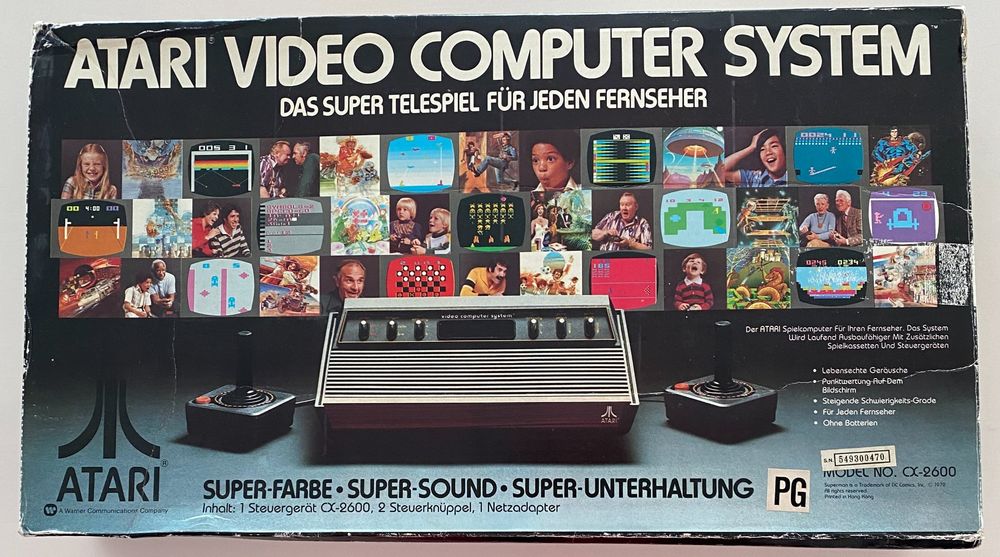 Atari Spielkonsole Mit Games Original Er Jahre Kaufen Auf Ricardo