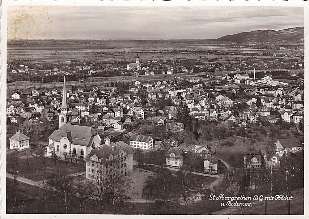 St Margrethen SG mit Höchst und Bodensee 1956 Kaufen auf Ricardo