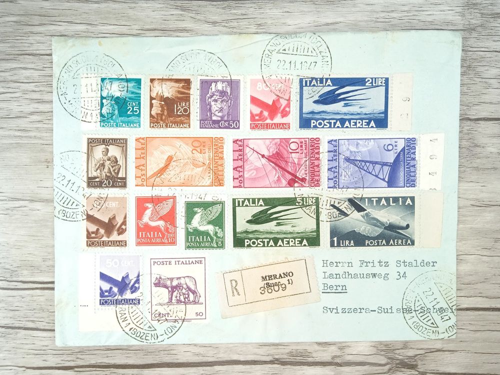 TR73 Enveloppe Timbre Italie 1947 Kaufen Auf Ricardo