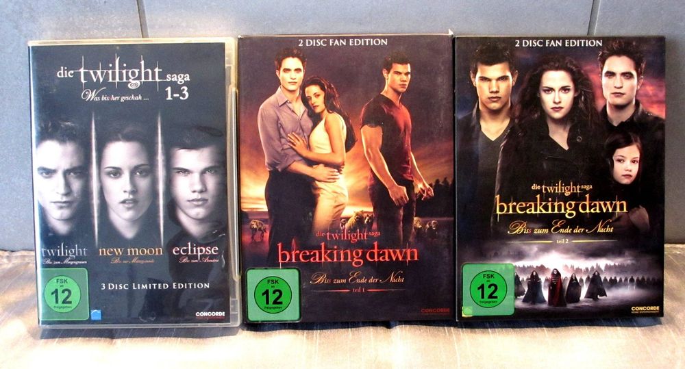 Film Twilight New Moon Eclipse Trilogie Breaking Dawn Kaufen