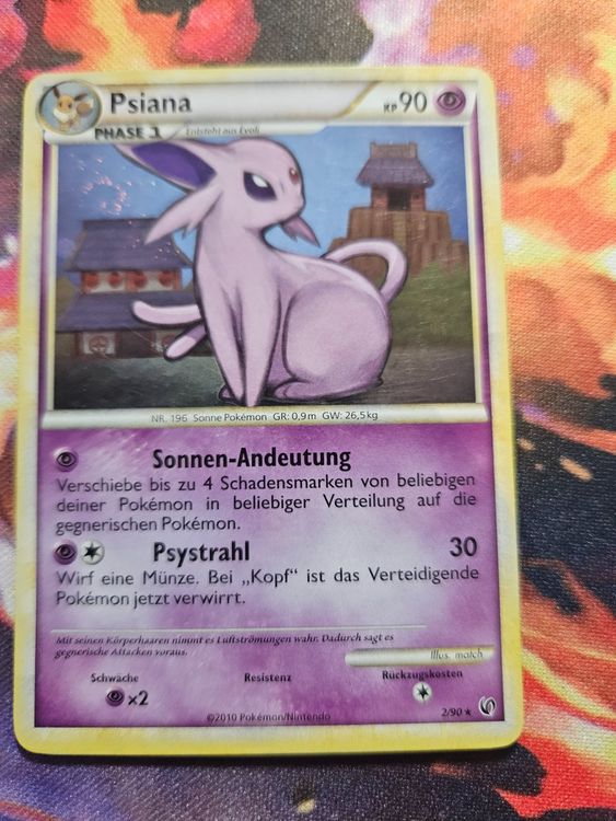 Pokemon Psiana Holo 2 90 DE SWIRL Kaufen Auf Ricardo