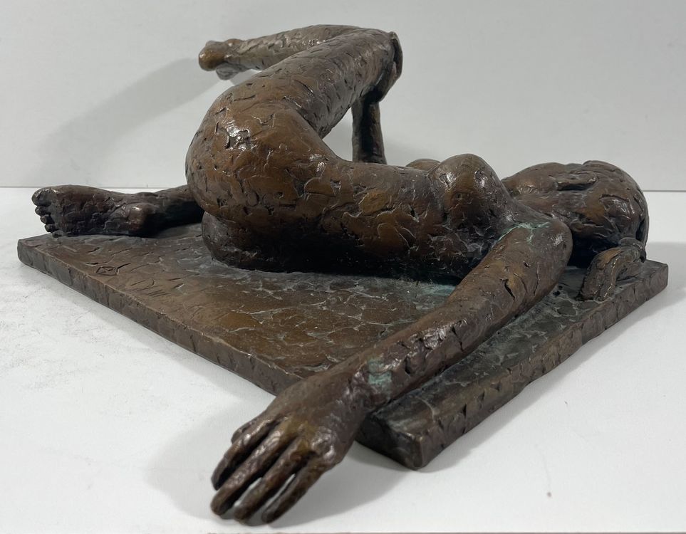 Erich Hauser Grosse Bronze Skulptur Frauenakt Kaufen Auf Ricardo