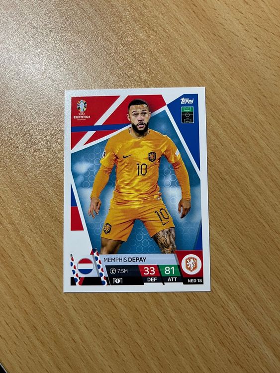 Topps Match Attax Euro 2024 Memphis Depay Kaufen Auf Ricardo