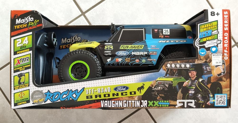 Maisto Tech RC Ford Bronco Brocky Ferngesteuertes Auto NEU Kaufen