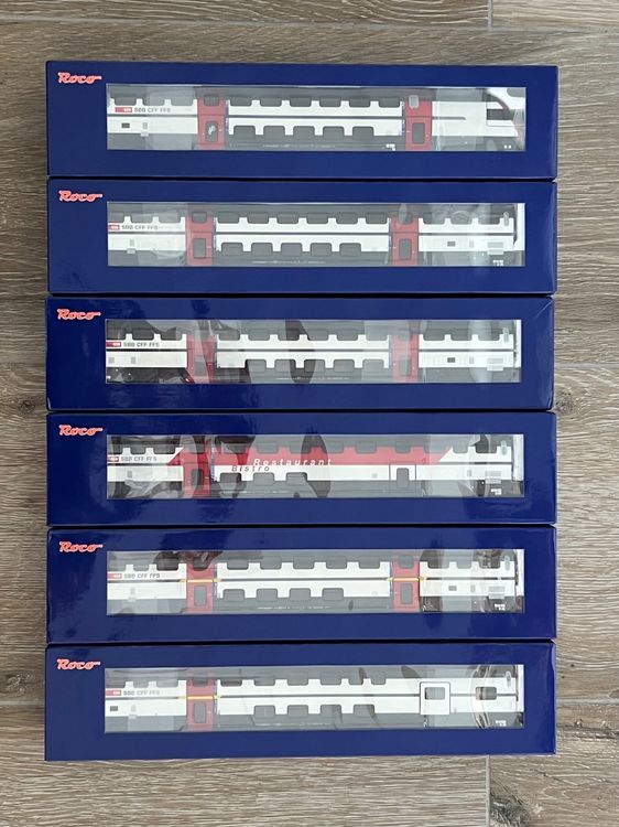 Roco Set Doppelstockwagen Ic Sbb Kaufen Auf Ricardo