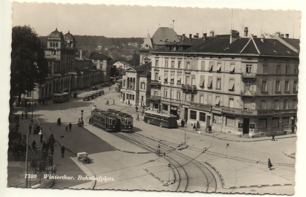 Winterthur Bahnhofplatz Bus Tram Kaufen Auf Ricardo