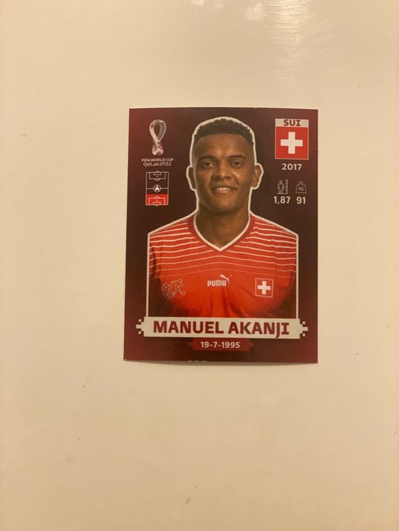 Panini WM 2022 Schweiz MANUEL ALANJI SUI 5 Kaufen Auf Ricardo