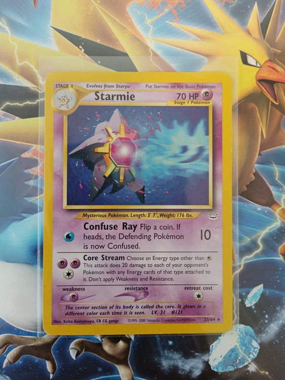 Starmie Rare Neo Vintage Pokémon TCG Karte Kaufen auf Ricardo